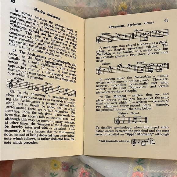 3/$25..Antique Musical Rudiments Book by Leo Smith - Picture 9 of 13